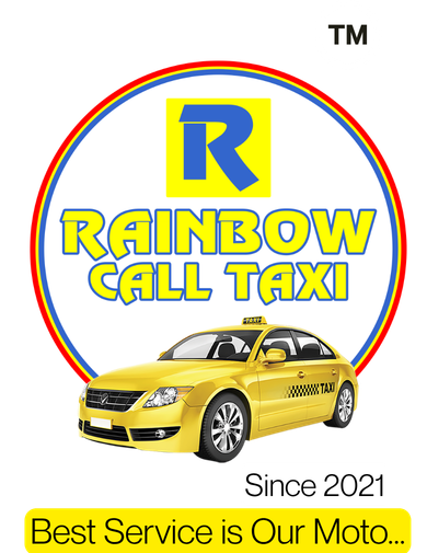 Rainbow Call Taxi Hosur Logo